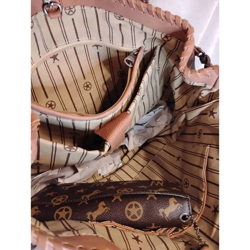 New Montana West Tote with Wallet